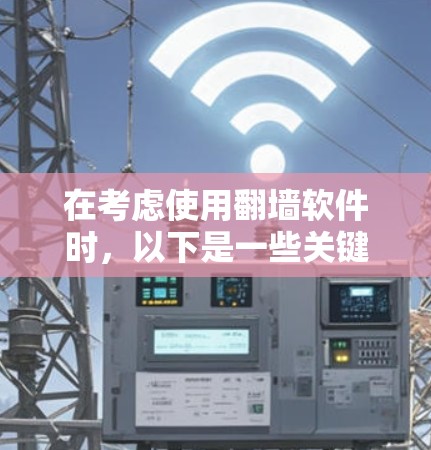 在考虑使用翻墙软件时，以下是一些关键步骤和建议