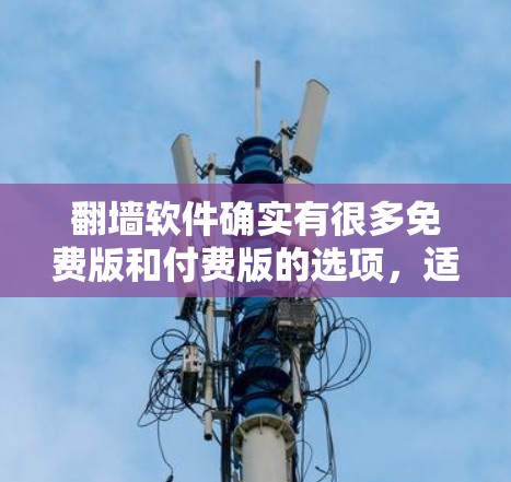 翻墙软件确实有很多免费版和付费版的选项,适合不同需求的人使用。以下是一些常见的免费翻墙软件推荐 翻墙软件确实有很多免费版和付费版的选项,适合不同需求的人使用。以下是一些常见的免费翻墙软件推荐