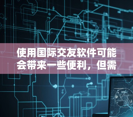 使用国际交友软件可能会带来一些便利,但需要注意以下几点 使用国际交友软件可能会带来一些便利,但需要注意以下几点