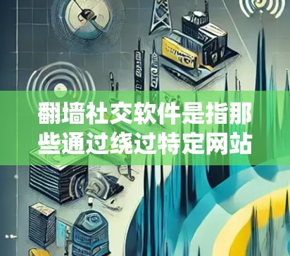 翻墙社交软件是指那些通过绕过特定网站访问功能的社交软件。以下是一些常见的翻墙社交软件及其特点 翻墙社交软件是指那些通过绕过特定网站访问功能的社交软件。以下是一些常见的翻墙社交软件及其特点
