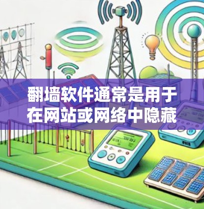 翻墙软件通常是用于在网站或网络中隐藏内容，或在外部网络中翻墙到内部网络。如果用户正在寻找免费的翻墙软件，可以考虑以下几种方式