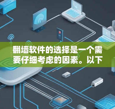 翻墙软件的选择是一个需要仔细考虑的因素。以下是对几种常见的翻墙软件的详细分析和推荐 翻墙软件的选择是一个需要仔细考虑的因素。以下是对几种常见的翻墙软件的详细分析和推荐