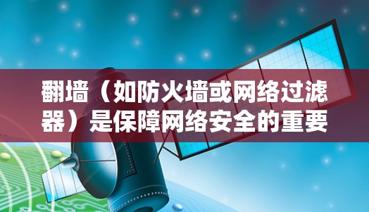 翻墙（如防火墙或网络过滤器）是保障网络安全的重要工具，但为了保护网络环境，你还是需要使用杀毒软件来检测和过滤可能的恶意软件或流量。以下是一些常见的杀毒软件和安全软件，可以帮助你保护翻墙工具