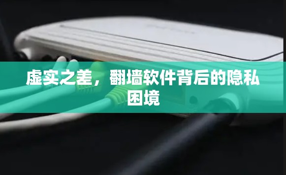 虚实之差，翻墙软件背后的隐私困境