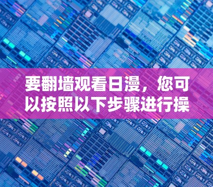 要翻墙观看日漫，您可以按照以下步骤进行操作