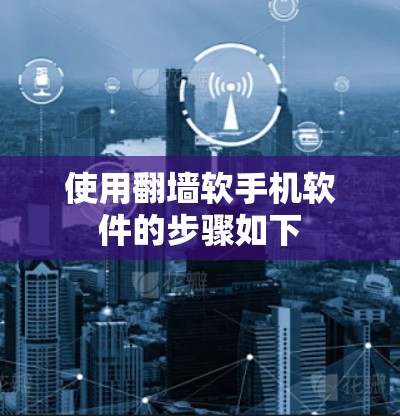 使用翻墙软手机软件的步骤如下