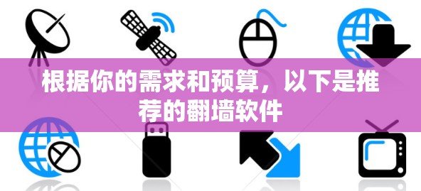根据你的需求和预算，以下是推荐的翻墙软件