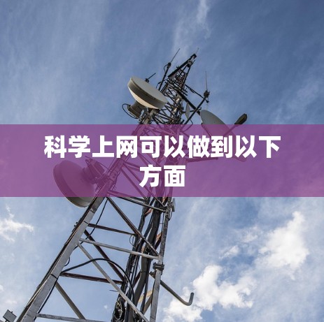 科学上网可以做到以下方面