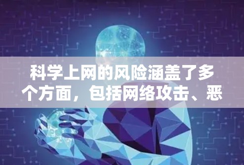 科学上网的风险涵盖了多个方面，包括网络攻击、恶意软件、钓鱼邮件、网络钓鱼、数据泄露、隐私泄露、恶意软件传播、网络诈骗以及DDoS攻击。为了防范这些风险，用户应采取以下措施