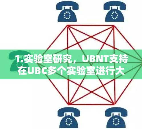 1.实验室研究，UBNT支持在UBC多个实验室进行大规模网络研究，包括生物、化学、工程和物理等领域的研究。这些实验室使用UBNT提供的网络基础设施进行数据采集、分析和模拟实验，以支持科学研究和创新