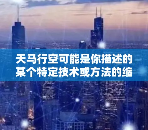 天马行空可能是你描述的某个特定技术或方法的缩写或误写。如果你指的是加速器（加速器通常指加速技术或方法）或者是在讨论某种特定技术（如加速器算法）的优化，具体情况可能取决于上下文