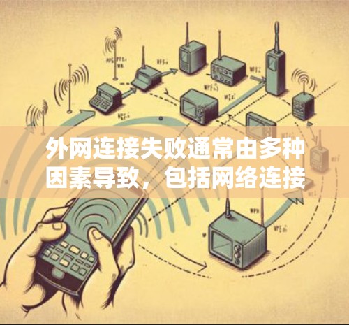 外网连接失败通常由多种因素导致，包括网络连接不稳定、设备配置问题、网络驱动程序问题、电源问题以及外部网络连接方式等。以下是逐步排查和解决问题的步骤