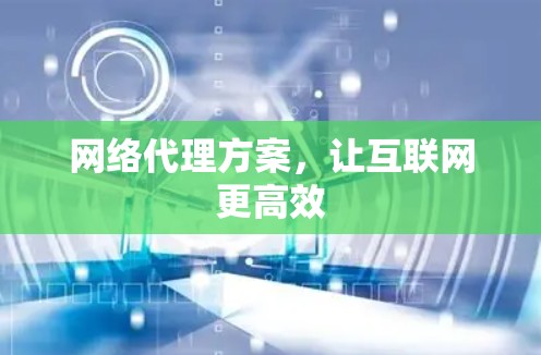 网络代理方案，让互联网更高效