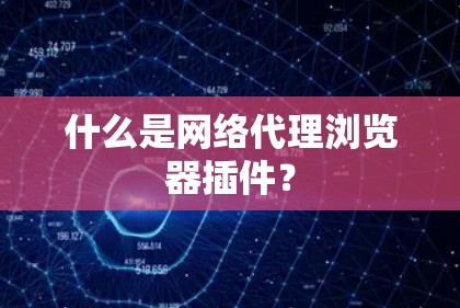 什么是网络代理浏览器插件？