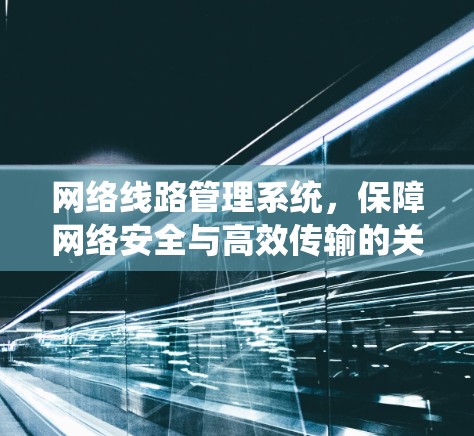 网络线路管理系统，保障网络安全与高效传输的关键保障