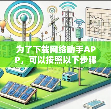 为了下载网络助手APP，可以按照以下步骤进行