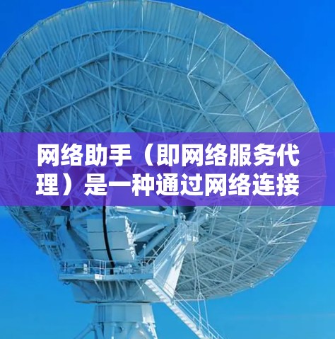 网络助手（即网络服务代理）是一种通过网络连接到外部服务进行请求和响应的软件工具。它们广泛应用于开发、监控、管理和安全等领域。以下是一些推荐的网络助手软件及其适用场景
