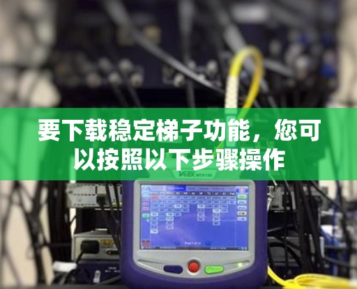 要下载稳定梯子功能，您可以按照以下步骤操作