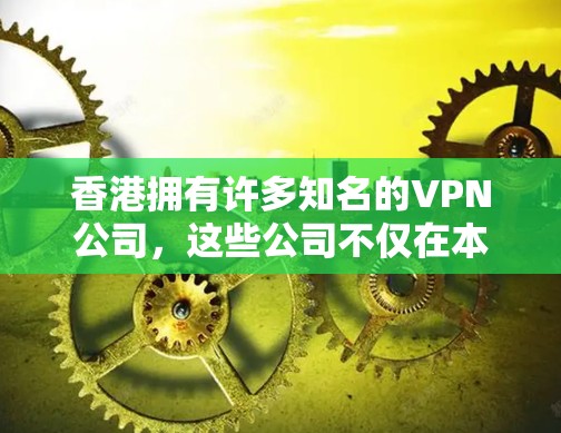 香港拥有许多知名的VPN公司,这些公司不仅在本地提供服务,还可能扩展到国际范围。以下是关于香港VPN服务的详细分析 香港拥有许多知名的VPN公司,这些公司不仅在本地提供服务,还可能扩展到国际范围。以下是关于香港VPN服务的详细分析