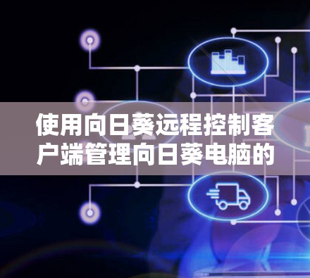 使用向日葵远程控制客户端管理向日葵电脑的步骤如下