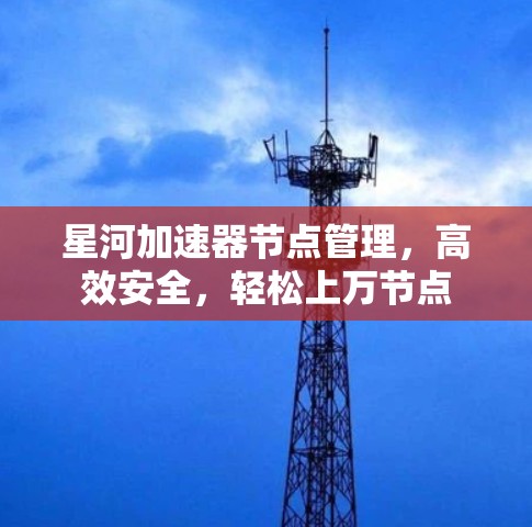 星河加速器节点管理，高效安全，轻松上万节点