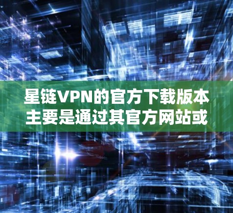 星链VPN的官方下载版本主要是通过其官方网站或社区网站提供的，如vss.net。官方下载通常是最可靠的，但需要注意以下几点