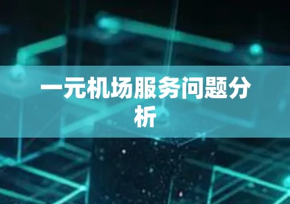 一元机场服务问题分析 一元机场服务问题分析