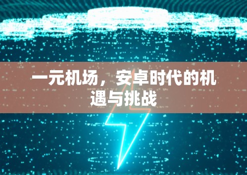 一元机场，安卓时代的机遇与挑战