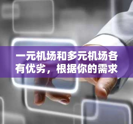 一元机场和多元机场各有优劣，根据你的需求和情况选择最适合的机场