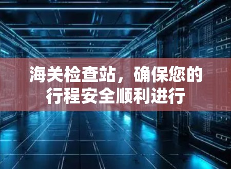 海关检查站，确保您的行程安全顺利进行