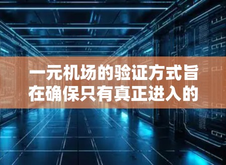 一元机场的验证方式旨在确保只有真正进入的旅客通过，防止冒充行为。以下是几种常见的验证方法