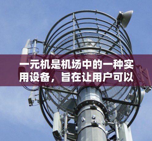 一元机是机场中的一种实用设备，旨在让用户可以直接在机场或车站使用手机，无需携带手机。以下是对一元机的详细分析