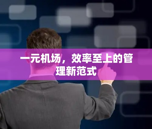 一元机场，效率至上的管理新范式
