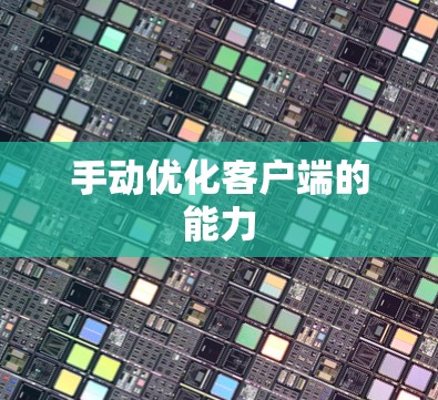 手动优化客户端的能力