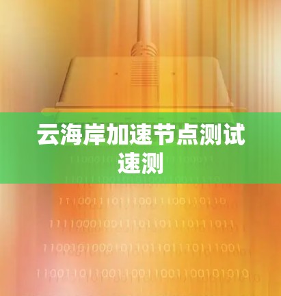 云海岸加速节点测试速测