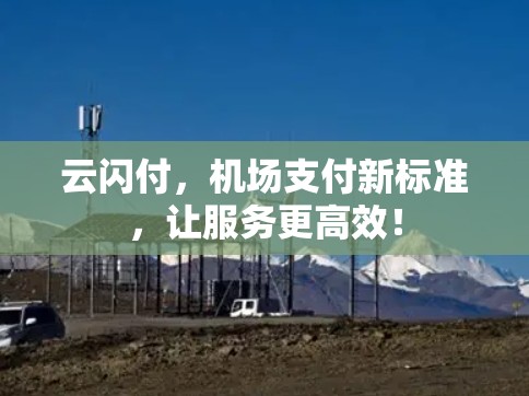 云闪付，机场支付新标准，让服务更高效！