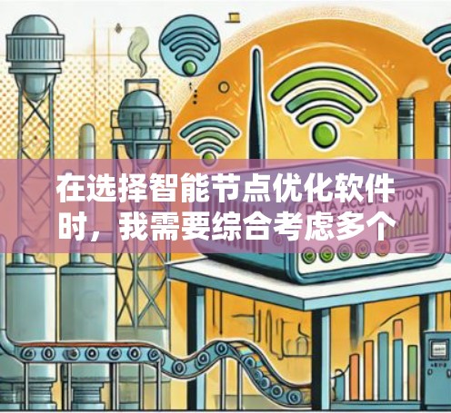 在选择智能节点优化软件时，我需要综合考虑多个因素，包括功能、价格、兼容性、使用场景以及技术支持。以下是基于这些因素的建议