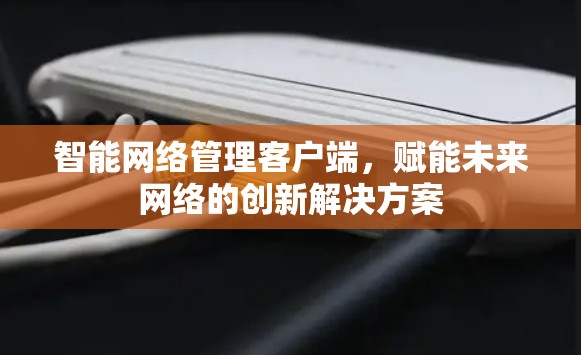 智能网络管理客户端，赋能未来网络的创新解决方案