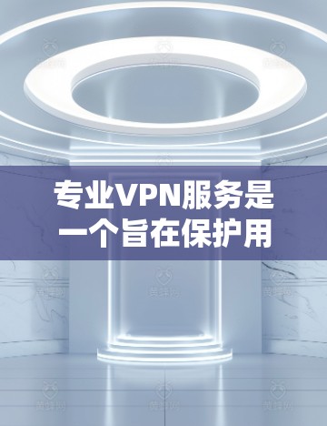 专业VPN服务是一个旨在保护用户数据的安全性，允许用户在本地计算机上访问互联网的网络服务。以下是选择专业VPN时需要考虑的关键因素