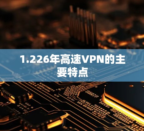 1.226年高速VPN的主要特点