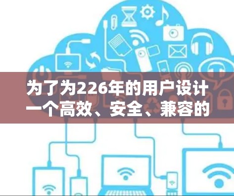 为了为226年的用户设计一个高效、安全、兼容的高速网络连接软件推荐,以下是一个全面的解决方案 为了为226年的用户设计一个高效、安全、兼容的高速网络连接软件推荐,以下是一个全面的解决方案