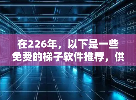 在226年,以下是一些免费的梯子软件推荐,供您参考 在226年,以下是一些免费的梯子软件推荐,供您参考