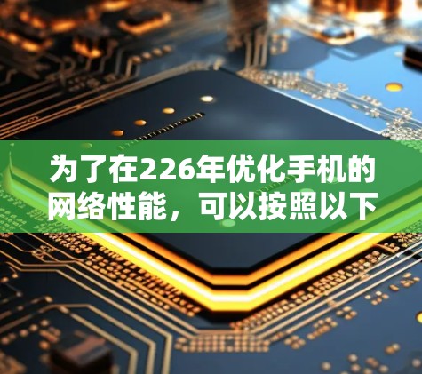 为了在226年优化手机的网络性能,可以按照以下步骤进行选择和使用 为了在226年优化手机的网络性能,可以按照以下步骤进行选择和使用