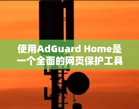使用AdGuard Home是一个全面的网页保护工具，旨在帮助用户保护个人信息和网络安全。以下是使用AdGuard Home的基本步骤和关键点