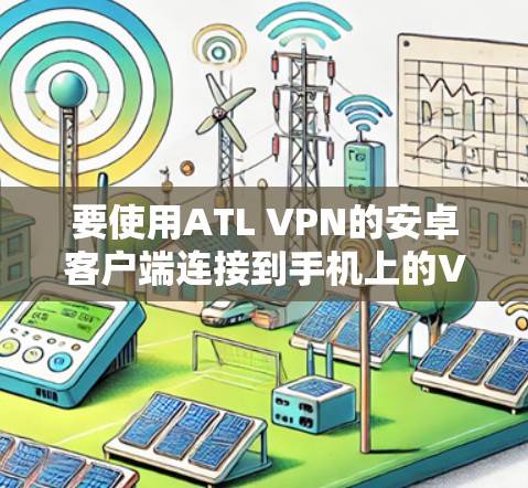 要使用ATL VPN的安卓客户端连接到手机上的VPN，可以按照以下步骤进行