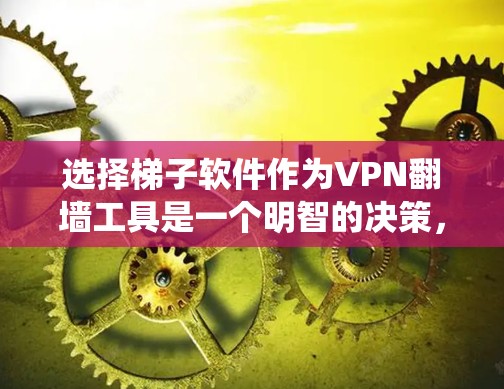 选择梯子软件作为VPN翻墙工具是一个明智的决策，它可以帮助绕过国际互联网翻墙的问题，从而访问中国的一部分互联网。以下是对梯子软件的详细分析和推荐
