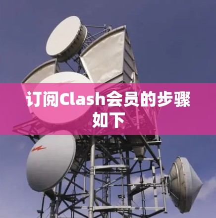 订阅Clash会员的步骤如下