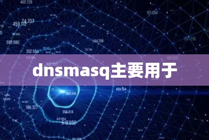 dnsmasq主要用于
