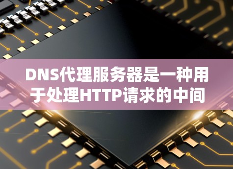 DNS代理服务器是一种用于处理HTTP请求的中间服务器，它在DNS解析域名和IP地址之间起着关键作用。以下是关于DNS代理服务器的详细说明