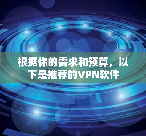 根据你的需求和预算，以下是推荐的VPN软件